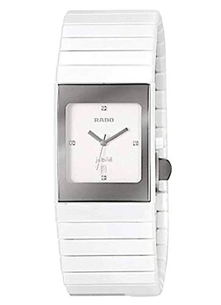 Купить керамические женские. Наручные часы Rado r22850103. Rado Jubile женские белая керамика. Rado Jubile белые керамика. Часы женские Rado Jubile керамика.