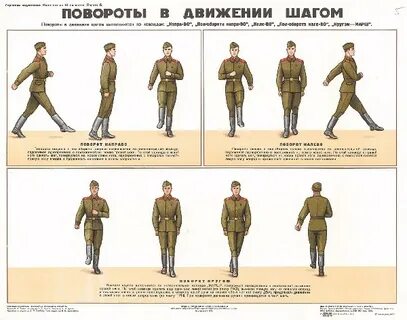 Поворот кругом это
