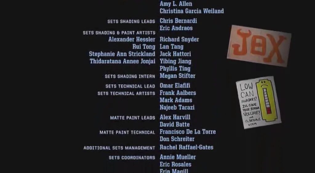 Additional credits. Pixar end credits. monsters inc end credits. pixar credits. credits.