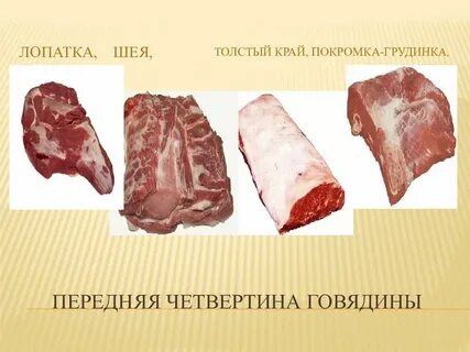 Четвертина говядины