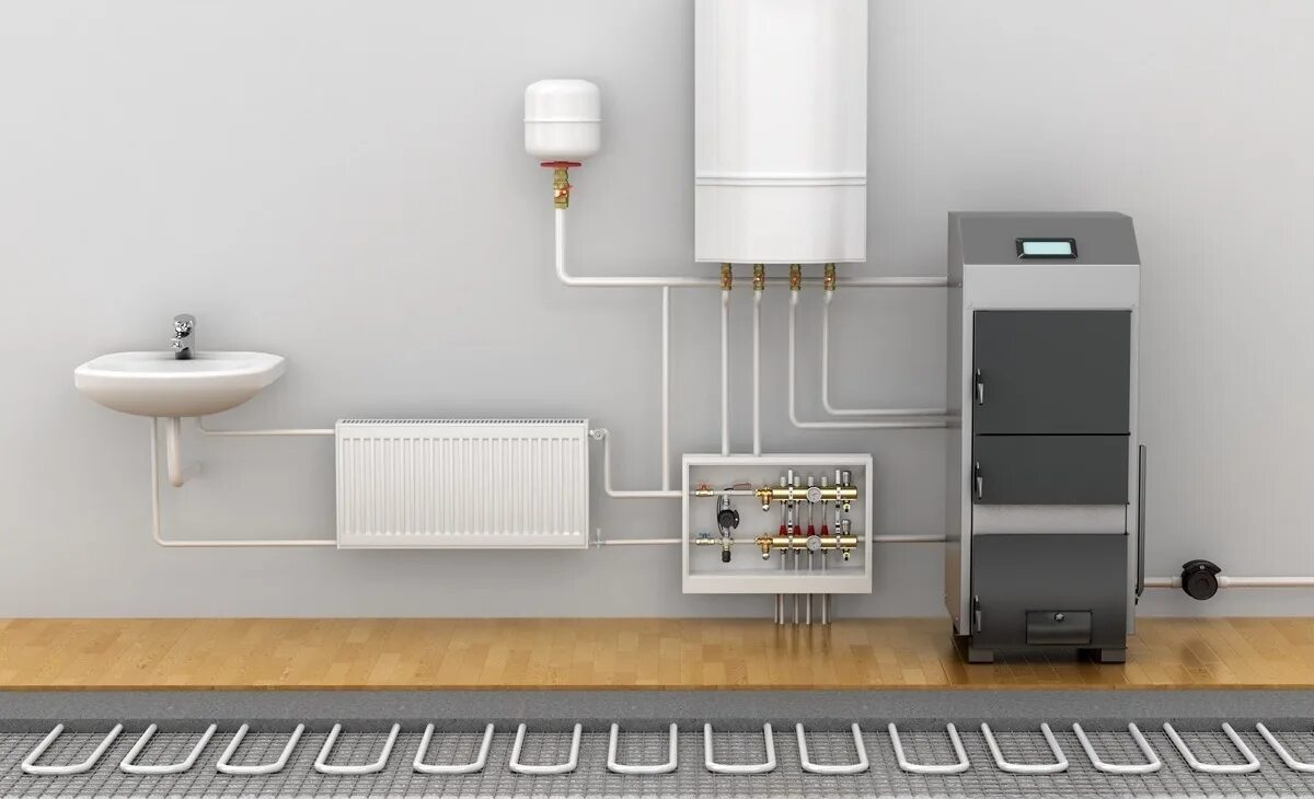 Батареи отопления в частном доме. Система отопления. Система отопления частного дома. Отопление под. Отопление домов под ключ.