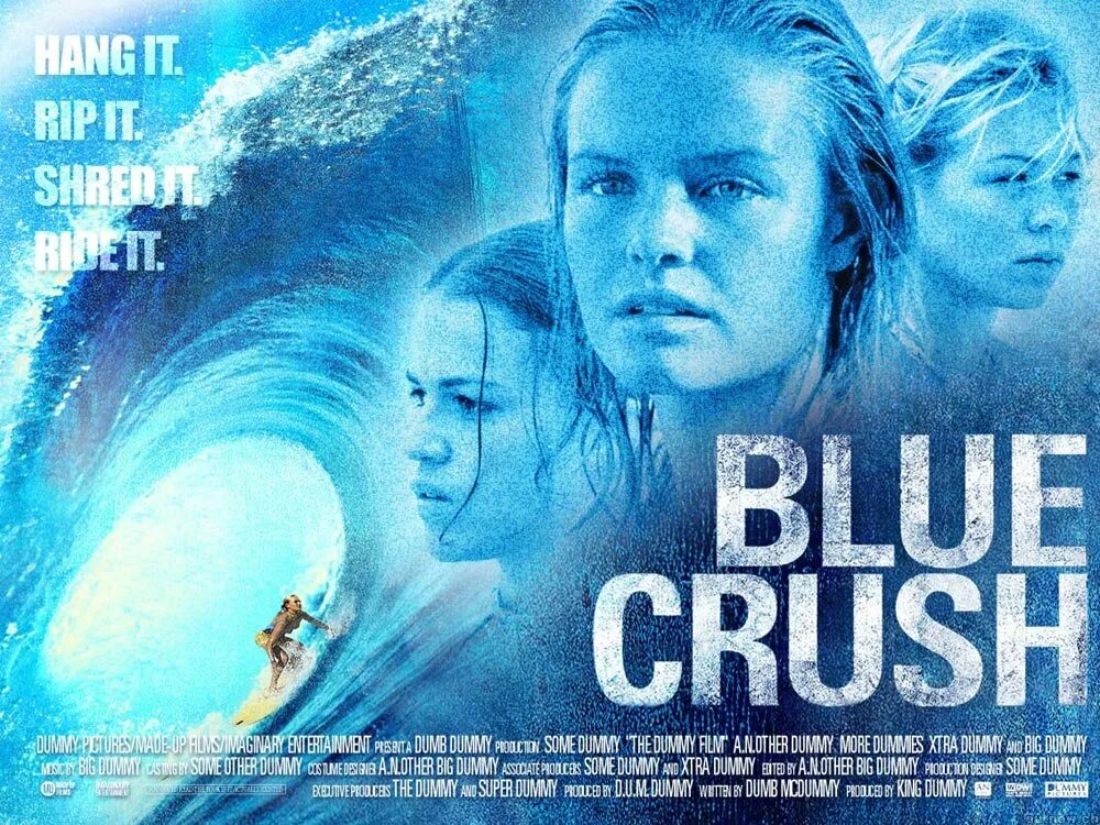 Синий краш. Blue Crush.