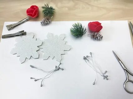 Снежинки из фоамирана своими руками на новый
