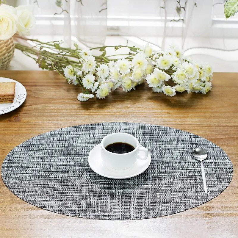 Коврик на кухонный стол. Коврик Seklema Table mat 12"х12",. Плейсматы ПВХ. Коврик на обеденный стол.