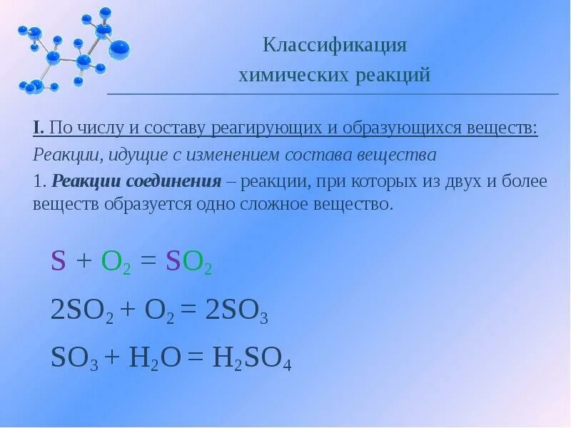 В результате реакции горения образуется. Классификация хим реакций по числу и составу. Тема классификация химических реакций. Классификация химических реакций презентация. Реакции по числу и составу.