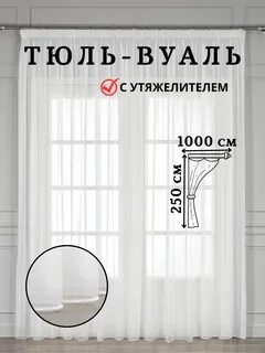 Ширина тюля