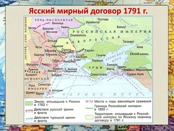 В Крыму в русско-турецкой войны 1787-1791. Договор между рф и крымом