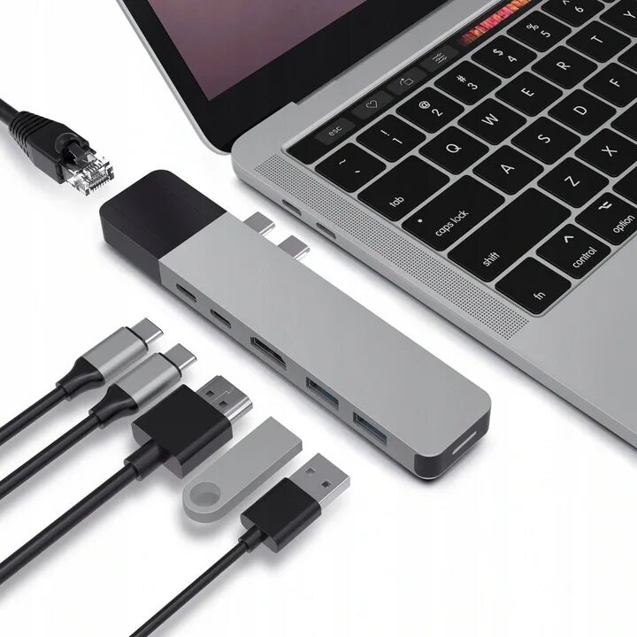 Usb c для macbook. Хаб Hyperdrive Thunderbolt 3 USB-C Hub для MACBOOK. Hyperdrive Duo 7-in-2 USB Hub for MACBOOK Pro/Air. USB Hub Type c MACBOOK Air m2. Хаб Hyperdrive net 6-in-2 Hub для MACBOOK (USB-C).