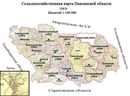Ковид пензенская область карта