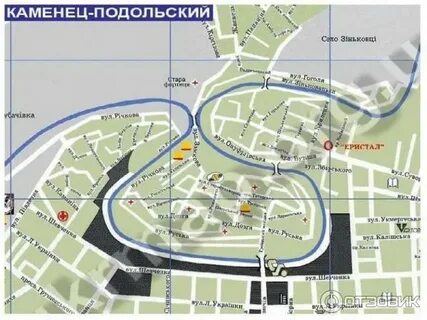 Каменец на карте