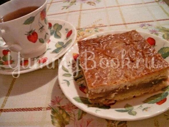 Пирог с халвой рецепт с фото
