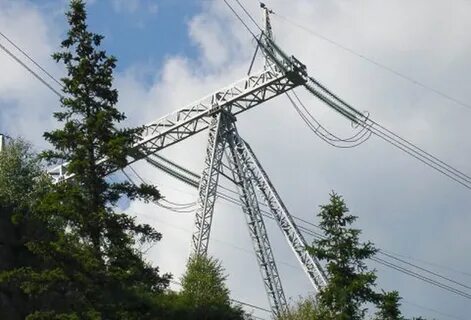 Лэп вблизи домов