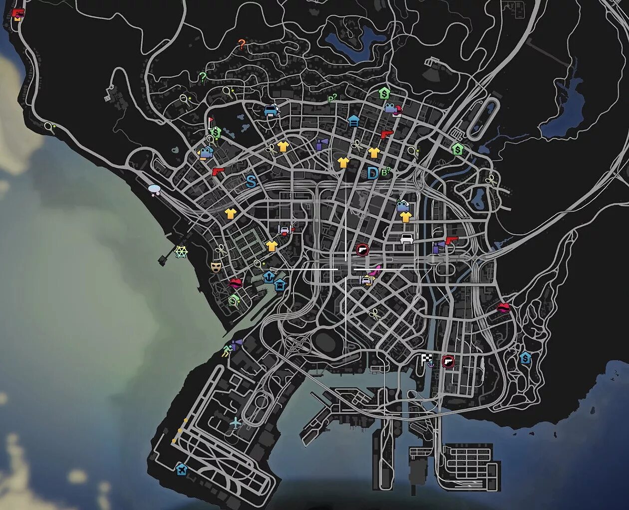 Карта GTA 5. GTA 5 los Santos Map. Карта Лос Сантоса ГТА 5. Карта ГТА 5 черная. Миникарта гта 5 рп