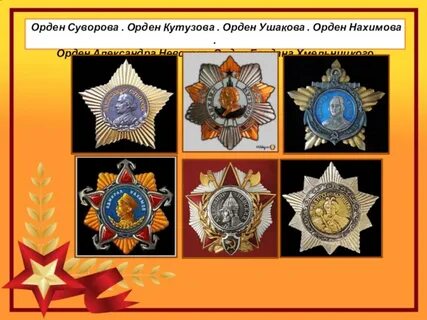 Ордена доклад
