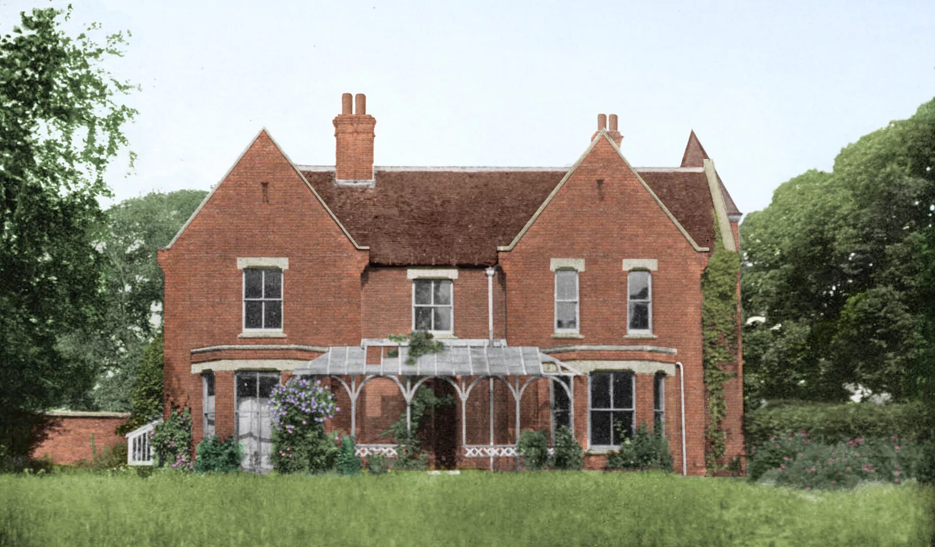 особняк в борли. Borley rectory. дом священника в борли. дом «борли ректори»(англия). церковь борли в эссексе.