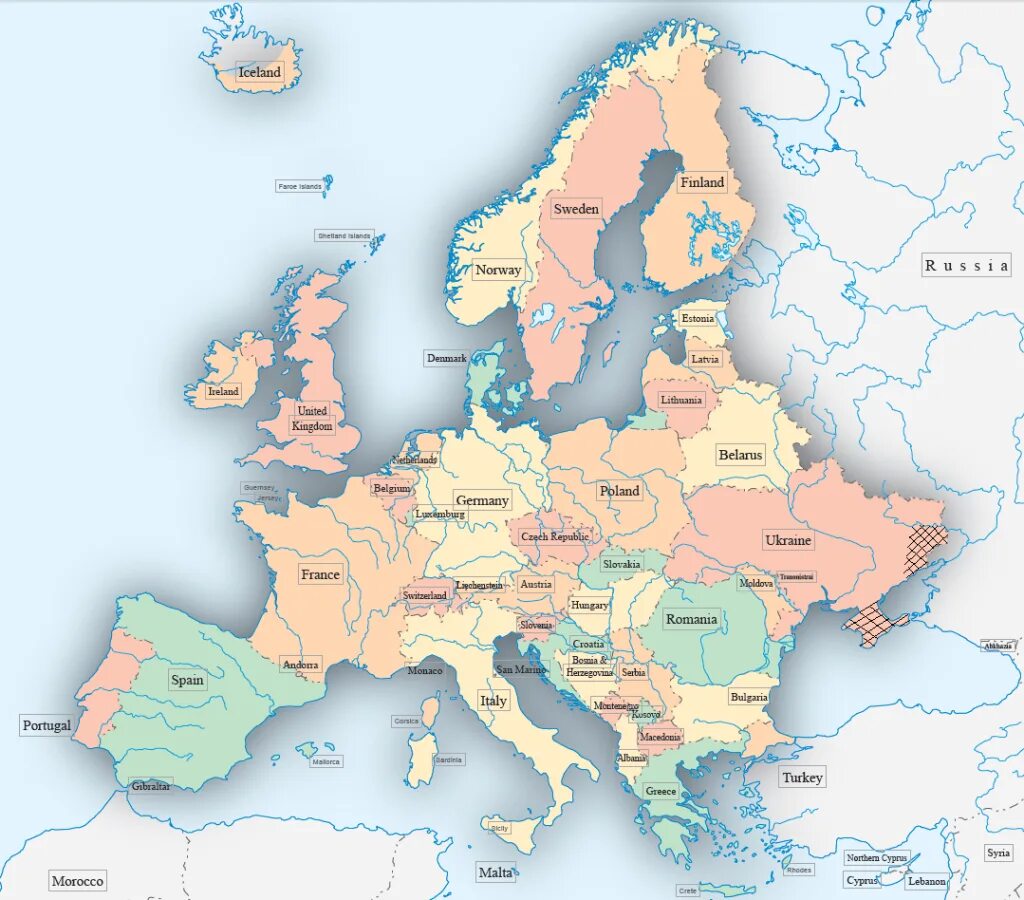 Europa und. Europakarte. Deutsche Europa Map. Ланды на карте Европы.