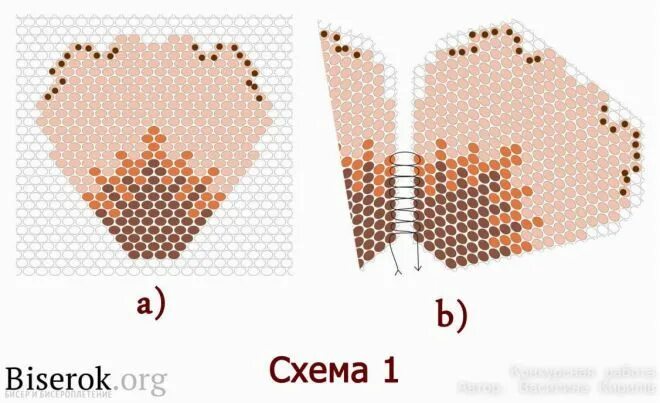 Шар из бисера мозаичное плетение схемы Создание колье Руководства по бисероплетению, Бисероплетение, Бисер