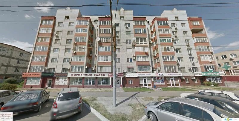 Astrakhan, Ostrovsky st house 160 к.1. Apartment house