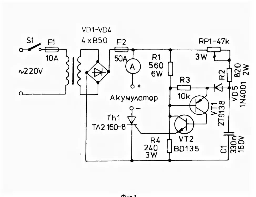 Регулятор напряжения и тока для зарядного устройства Circuit diagram, Electronic