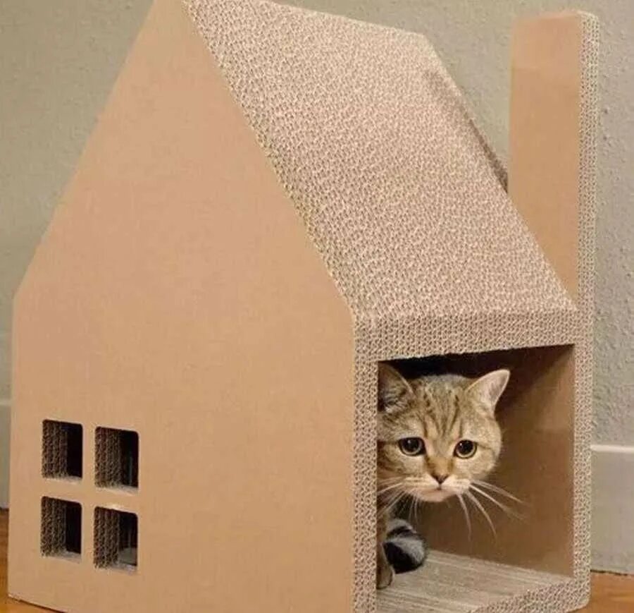 Как сделать дом котика. Кошкин дом из картонной коробки. домик для кошки из картонной коробки. картонный домик для кошки. домик для кошки из картонных коробок.