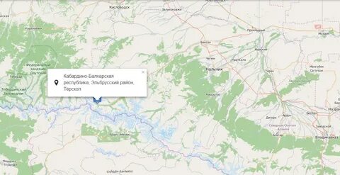 Приэльбрусье на карте