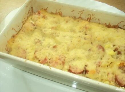 Запеканки в духовке рецепты с колбасой