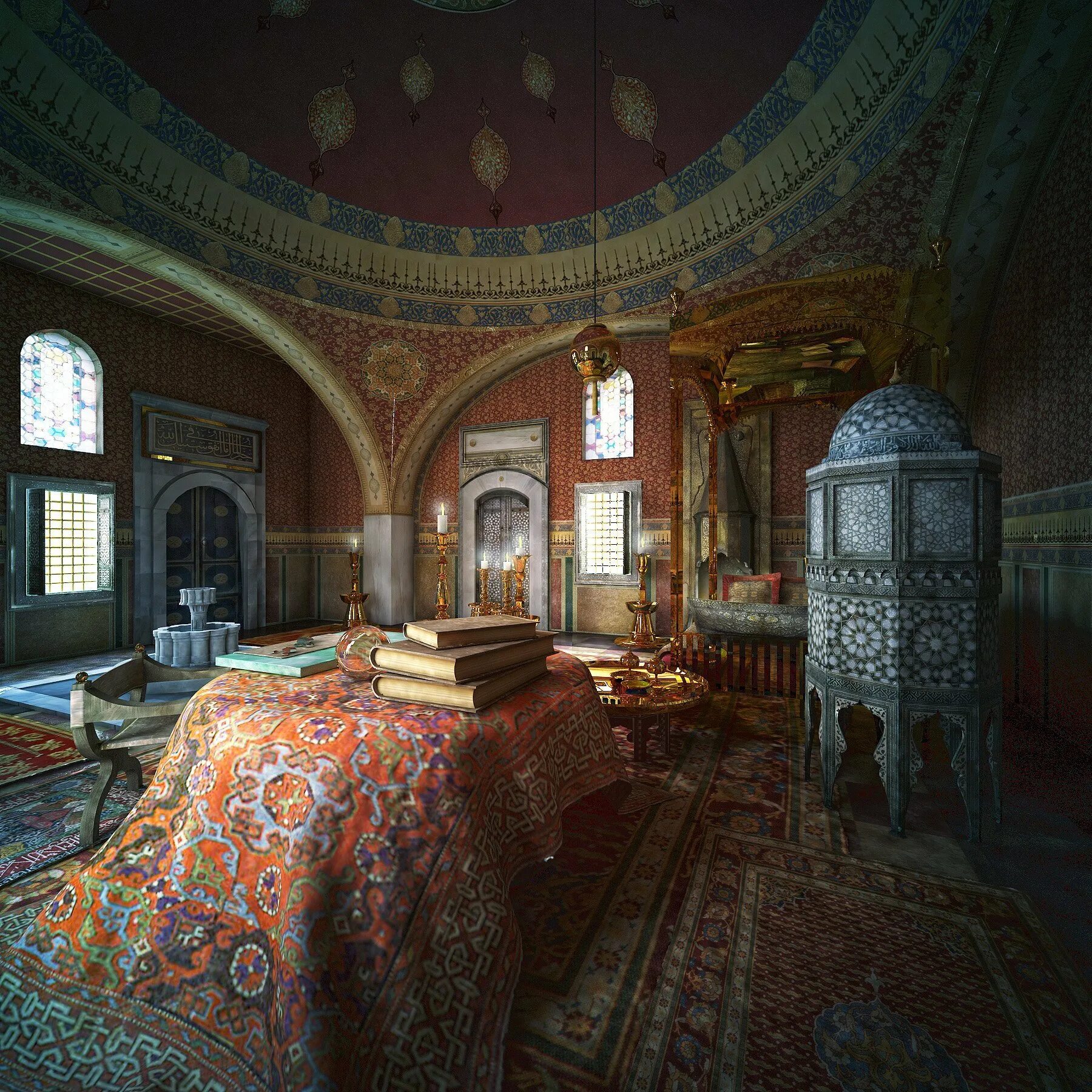 Где жили султаны. Дворец Топкапы покои Султана Сулеймана. Дворец Топкапы в Стамбуле Хюррем.