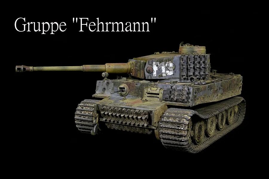 Сборная модель Tiger i Gruppe "Fehrmann". Танк тигр f-02 Fehrmann. 13299 Academy 1/35 Special Edition Tiger-i "Gruppe Fehrmann Essel 1945". Tiger 1 f13. Тигр 1 оборудование