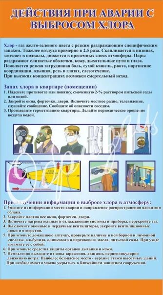 При выбросе хлора необходимо. Действия при разливе хлора. правила поведения при распространении хлора. действия при разливе ртути. что делать если на улице произошел выброс хлора.