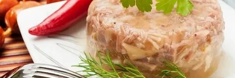 Холодец из курицы и рульки без желатина