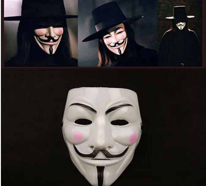 Маска 5 кто ушел сегодня. Маска Гая Фокса (Анонимуса). V Vendetta маска.