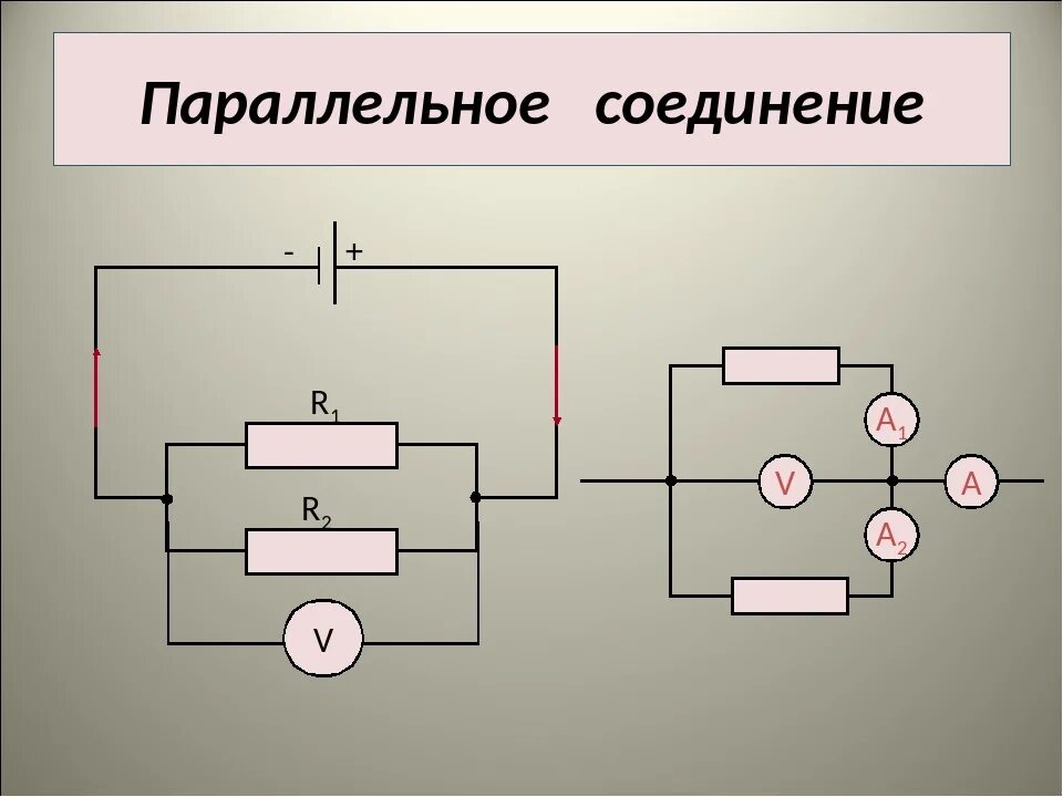 Тест по физике 8 класс параллельное соединение