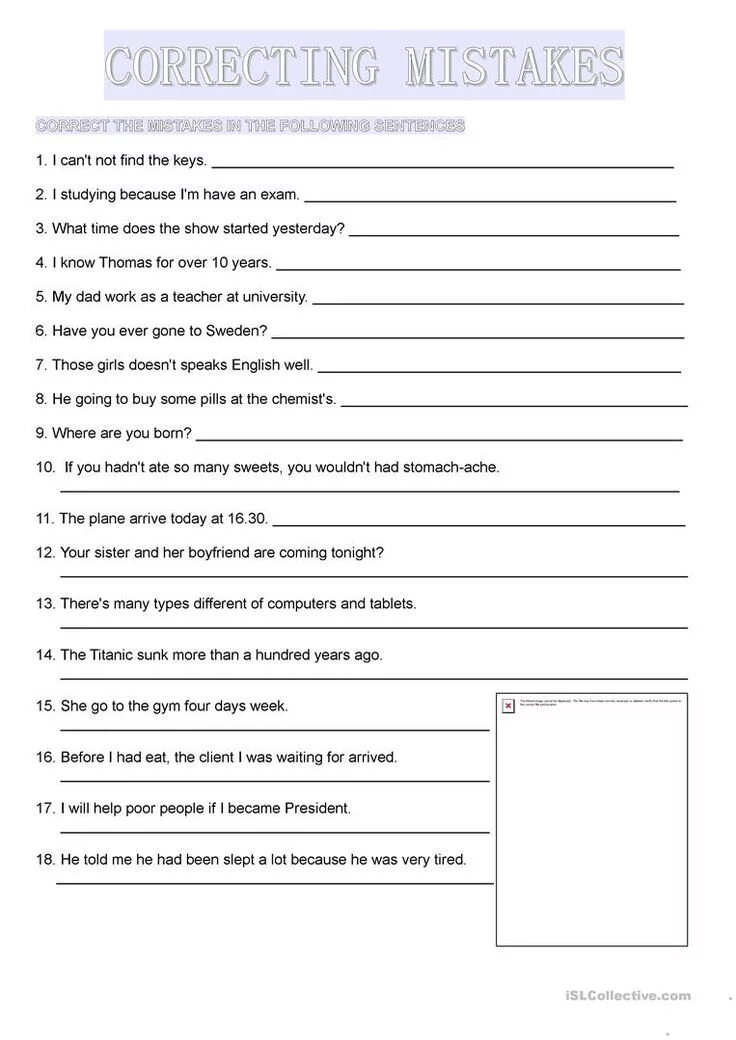 Find the mistakes exercises. Correcting mistakes worksheets. correct the mistakes in the sentences worksheet. correcting mistakes grammar ответы. mistake correction worksheet.