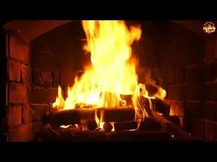 Треск камина видео
