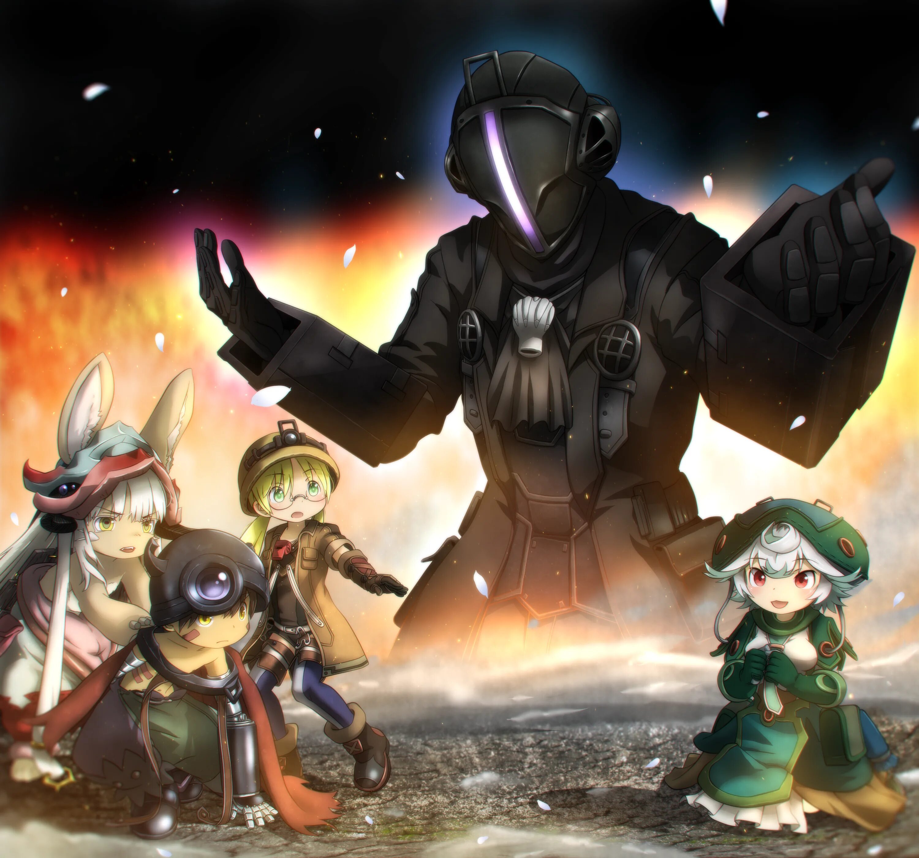 Deep in abyss. Рег made in abyss. рико made in abyss. made in abyss рико и рег. bondrewd and nanachi.