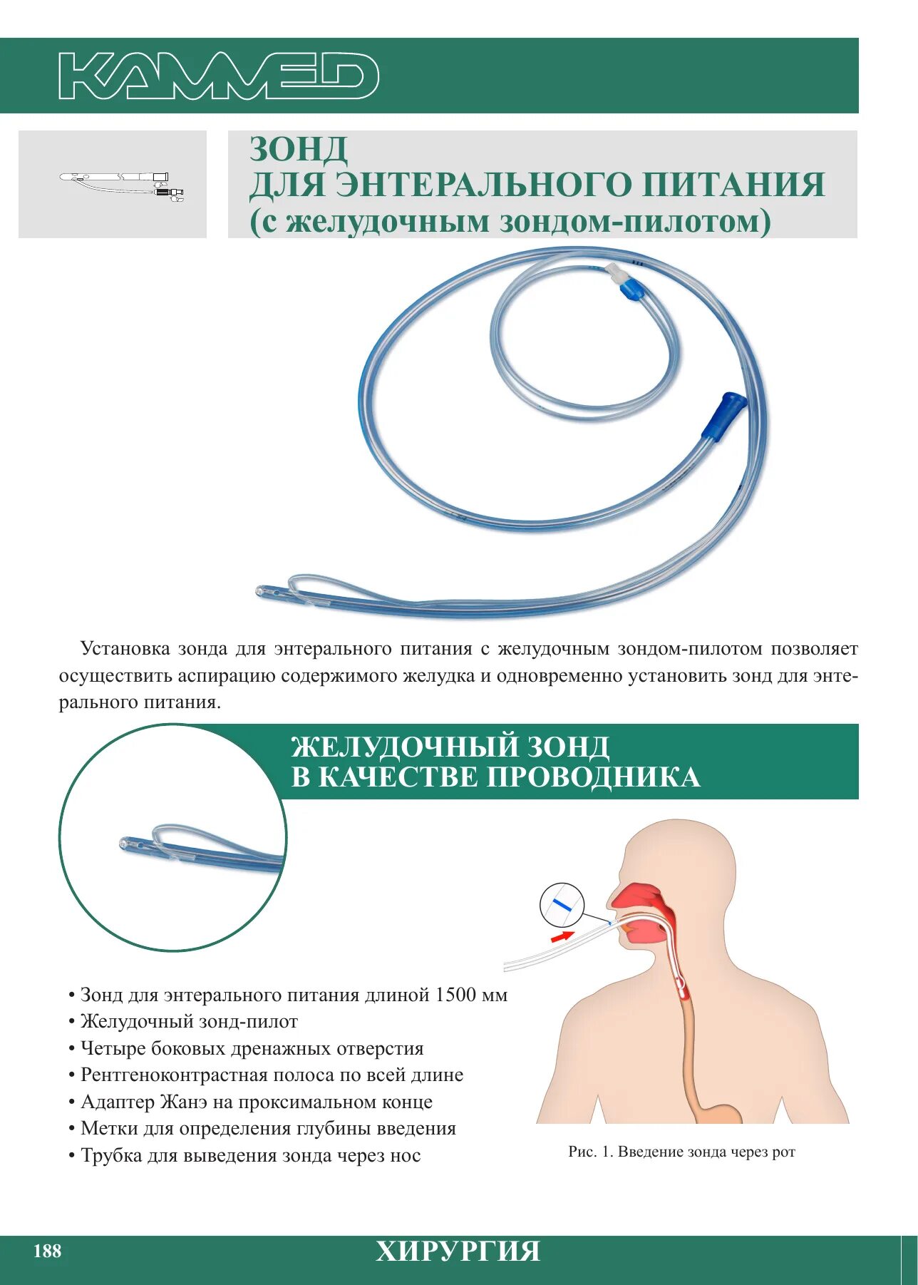 Введение назогастрального зонда алгоритм