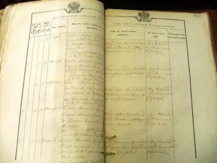 Метрическая книга тульского уезда