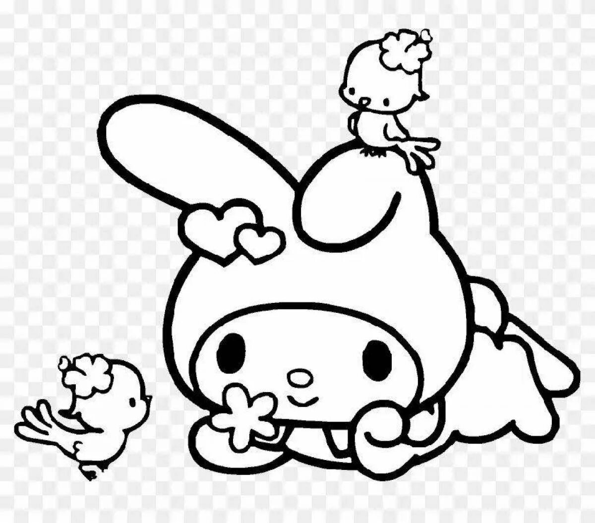 Куроми раскраска черно белая распечатать. Куроми китти. kuromi санрио. kuromi раскраска. раскраски для девочек с кити.