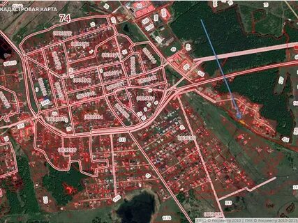 Карта красное поселок
