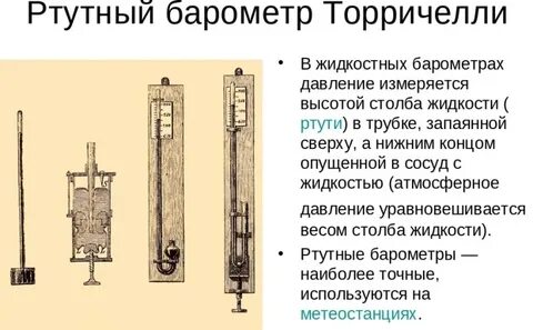 Измерение давления кто изобрел