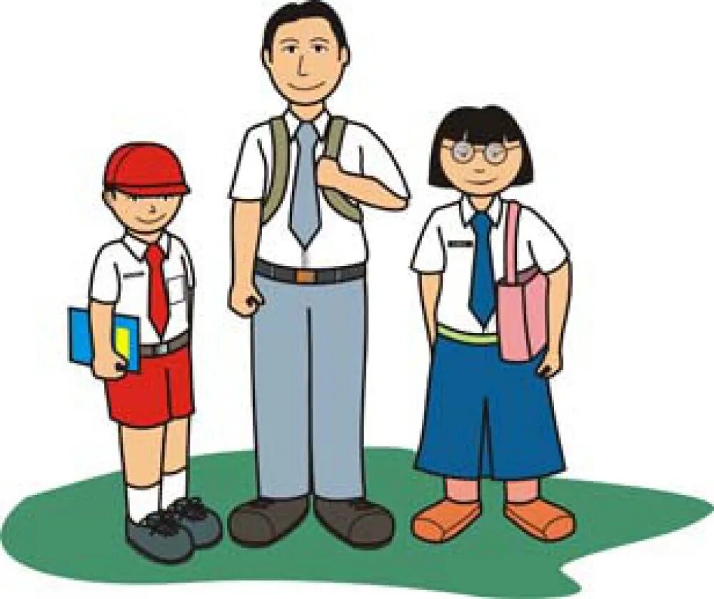 Anak pelajar. Siswa. Sekolah 28+. Smp cartoon.