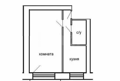 Планировка полуторки