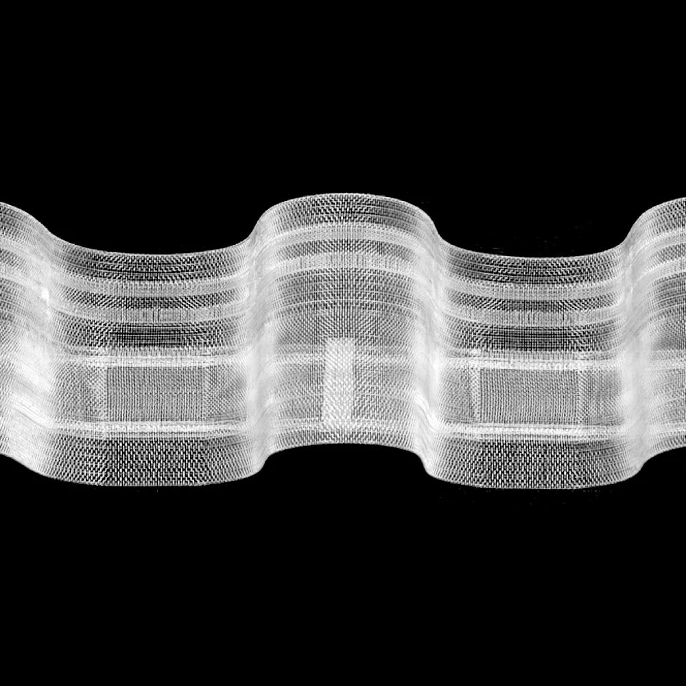 Эффект люверсов. Шторная лента Eliza 1:1.5 (1043115, Bandex) – складка "волна". Шторная лента Bandex. Bandex Eliza волна.