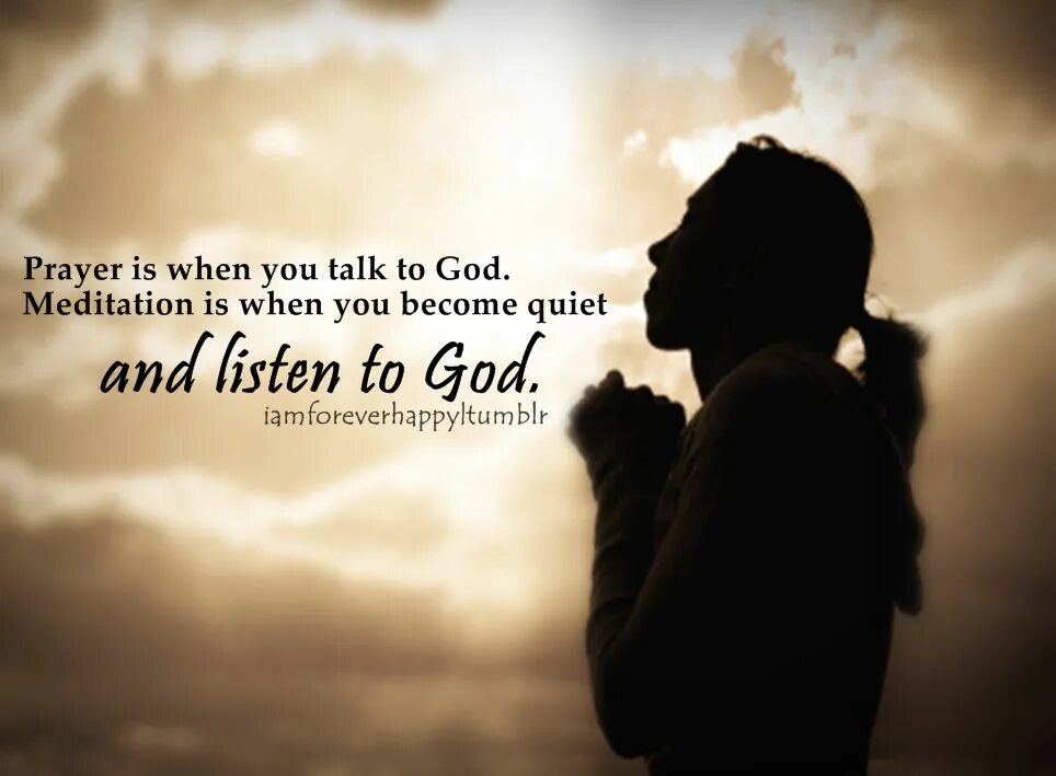 Talking to god