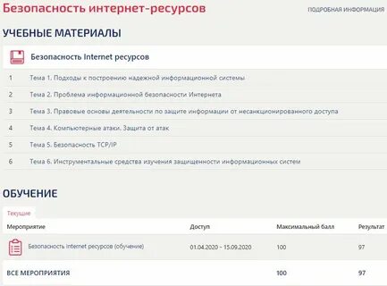 Ответы на тесты синергия 3 семестр