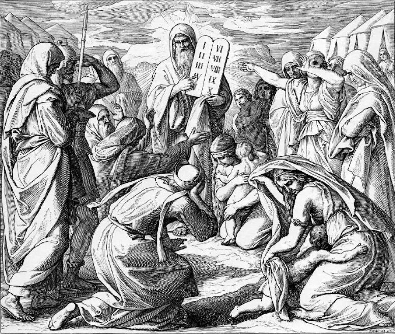 юлиус шнорр фон карольсфельд грехопадение. моисей и иофор. исход 2 глава. исход 2 глава. моисей в корзинке ветхий завет.