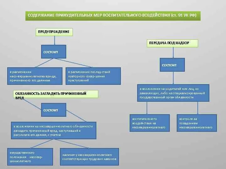 Принудительные меры воспитательного воздействия. Содержание принудительных мер воспитательного воздействия. Ст 91 УК РФ. Уголовный кодекс РФ ст 91. 91 упк рф ч