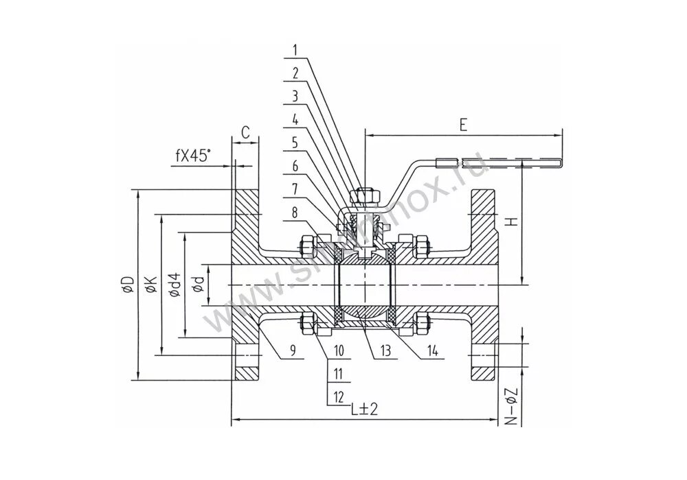 Кран шаровой dn150. Кран фланцевый ду50 чертеж. Схема кран шаровый Ду 50 фланцевый. Dn65 шаровый кран чертеж. Кран шаровый dn50 чертеж.