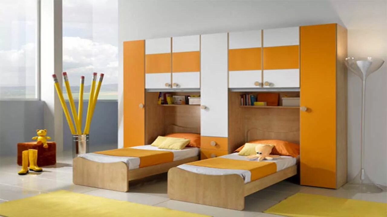 Детский спальный гарнитур. Детский гарнитур в спальн. Мебель для детской комнаты для двоих. Мебель для двух детей.