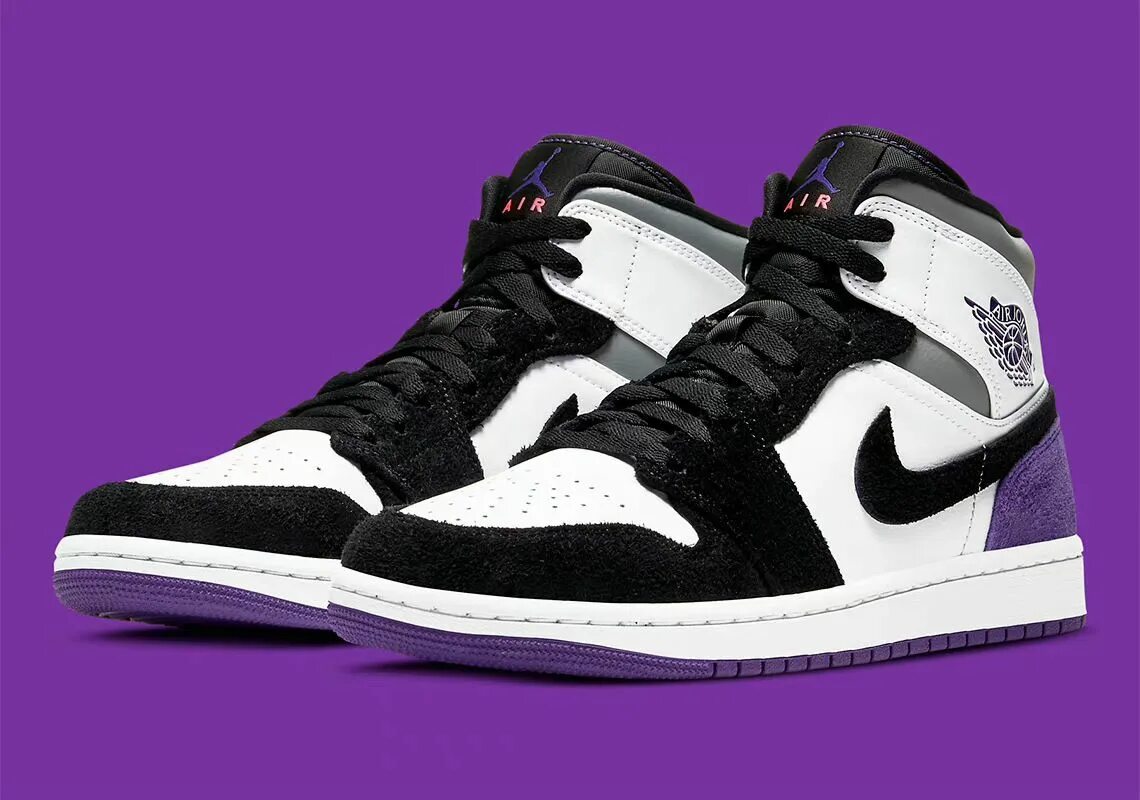 Кроссовки air jordan mid. Air Jordan 1 Mid se. Air Jordan 1 Mid se Black Purple. Air Jordan 1 Mid Purple. Nike Air Jordan 1 Mid Purple-Black.